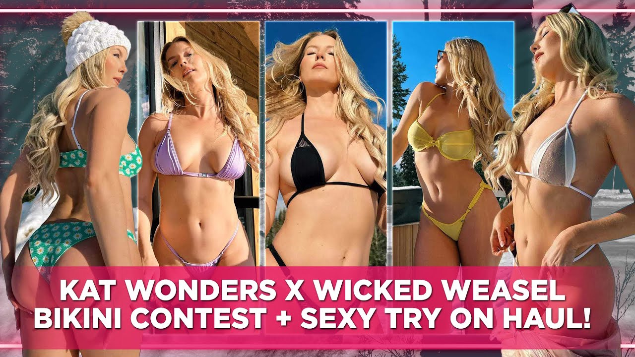 Kat Wonders X Wicked Weasel Bag Full Of Bikinis Contest Sexy Bikini