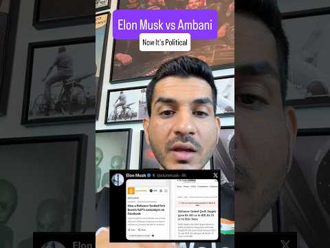 Elon Musk vs Ambani (Political Battle)