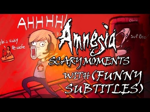AMNESIA SCARY REACTIONS (and funny) moments with Subtitles! w/ PewDiePie EP3 - UC-lHJZR3Gqxm24_Vd_AJ5Yw