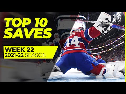 Top 10 Saves from Week 22 | 2021-22 NHL Season