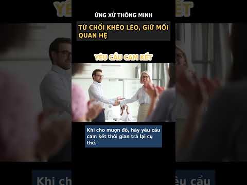 Giữ Ranh Giới Tế Nhị: Từ Chối Cho Mượn Mà Không Mất Lòng