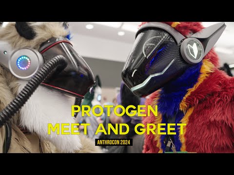 Protogen Meetup at Anthrocon 2024