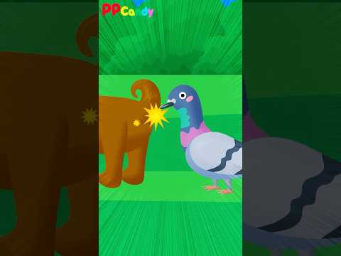 おばけ犬 vs ハトポッポ #shorts #anime #animation #妖怪