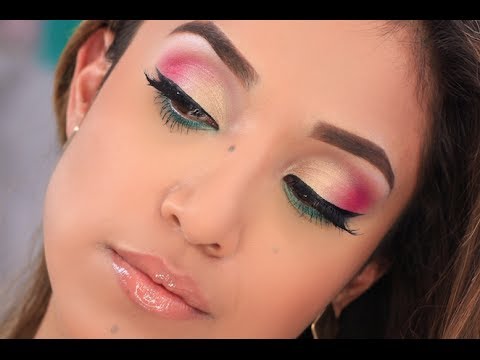 Cabana Sunset- Tropical Makeup Tutorial - UCo5zIpjl2OQkYatd8R0bDaw