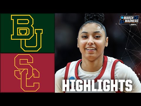 NCAA Tournament Sweet 16: Baylor Bears vs. USC Trojans | Full Game Highlights video clip