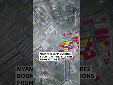 Myanmar scam centres boom, draining billions from victims | AFP #shorts