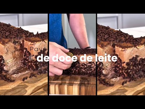 Pavê de doce de leite! 