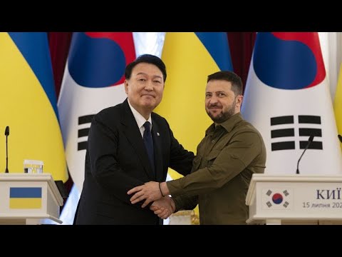 Ουκρανία: Επίσκεψη «έκπληξη» του Νοτιοκορεάτη προέδρου