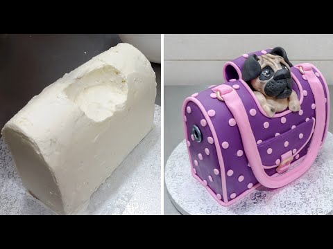 Handbag Style Pet Carrier Cake - How To by CakesStepbyStep - UCjA7GKp_yxbtw896DCpLHmQ