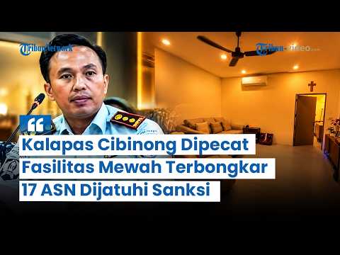 Imbas Temuan Fasilitas Mewah, Kalapas Cibinong Dipecat dan 16 ASN Kena Sanksi