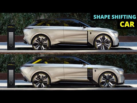 700KM Range Shape Shifting Electric Car - Renault Morphoz