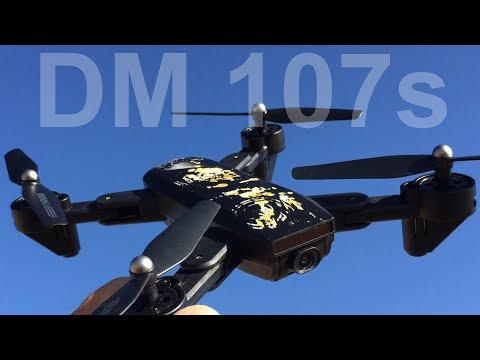 DM 107s Foldable wifi FPV 2mp Altitude hold drone - UC9l2p3EeqAQxO0e-NaZPCpA