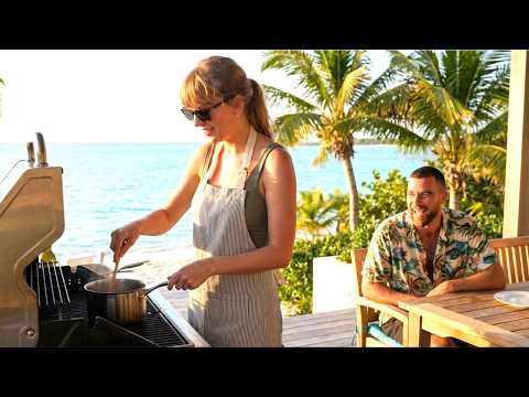 Taylor Swift Caught Cook Food For Travis Kelce During Vacation in Bahamas 19th July 2026