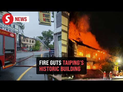 Century-old Taiping landmark razed in pre-dawn fire