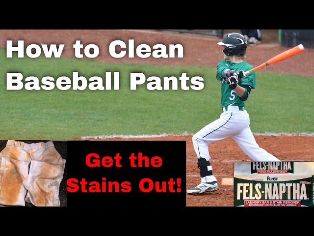 How to Get Grass Stains Out of Baseball Pants
