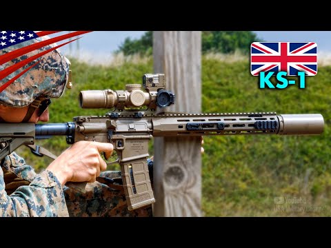 US Marines Fire the UK’s New KS-1 Rifle