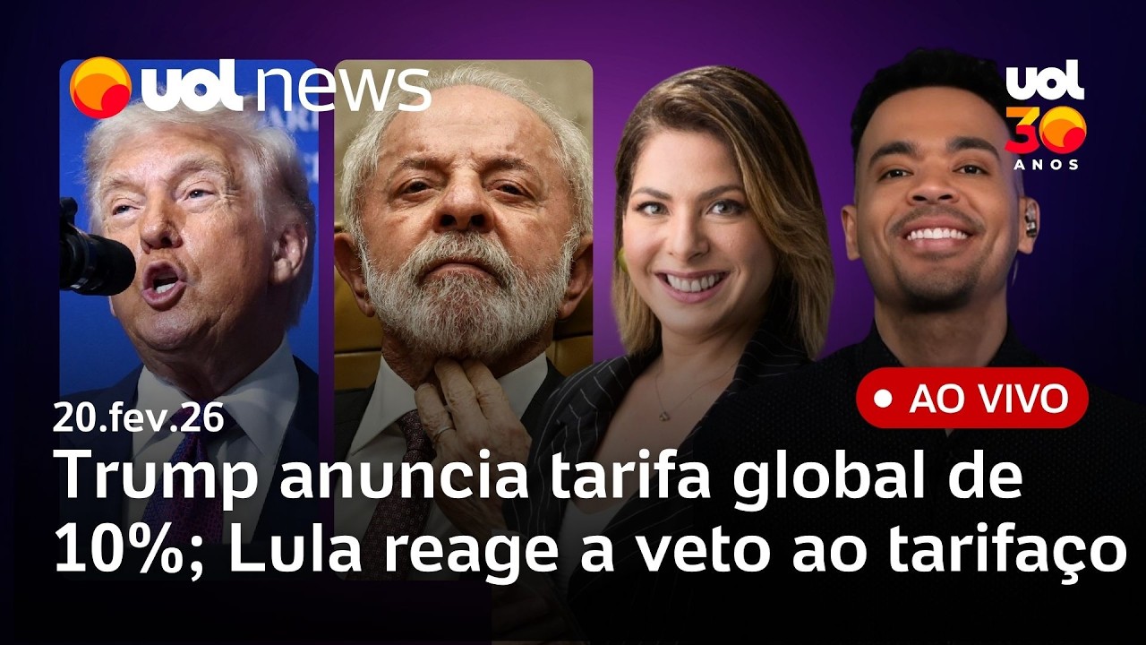 Trump anuncia tarifa global de 10%; Lula saúda, com cautela, veto ao tarifaço; Michelle é cobrada e+