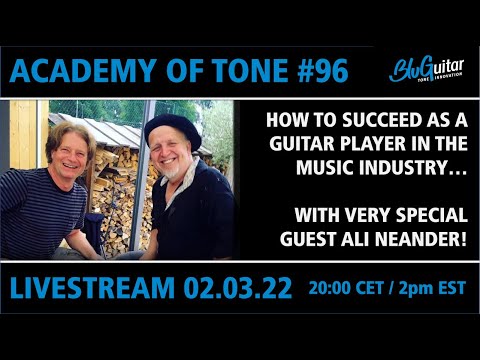 Academy Of Tone #96: from gigs with Michael Jackson to top gear tips with guest Ali Neander!