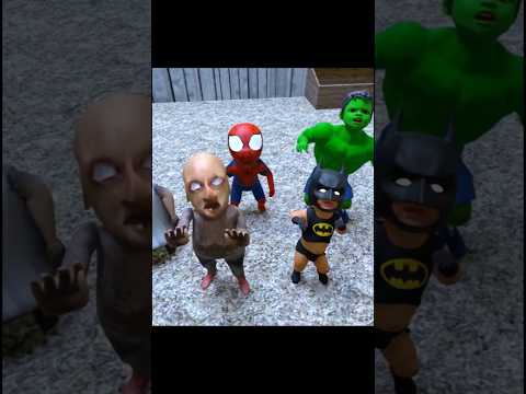 Granny And Spider-Man #gaming #shorts #games