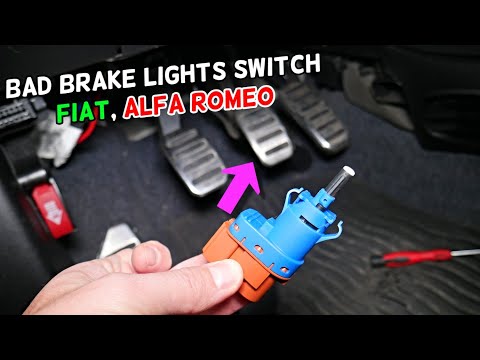 WHAT ARE THE SYMPTOMS OF BAD BRAKE LIGHT SWITCH ON FIAT ALFA ROMEO