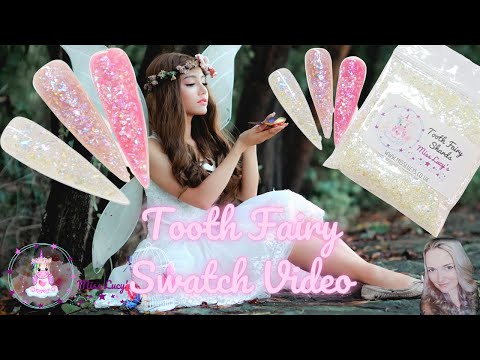 Tooth Fairy Shards Swatching - NEW AND EXCLUSIVE - Miss Lucy's Glitters