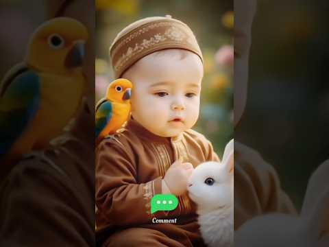 Islamic cute baby #shortsfeed #cutebaby #viral #vairalshort #mokka #fypシ゚viral #katon #ai #cartoon