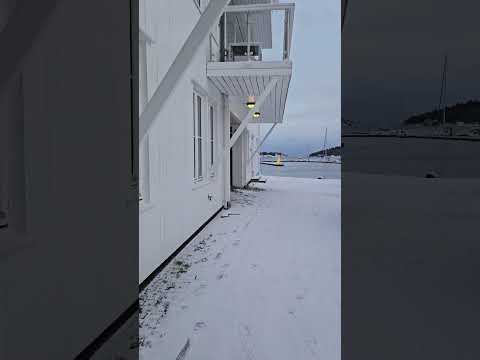 Naš Lillesand pod snegom. Mali, slatki, kao iz bajke.❄️🇧🇻🥰
