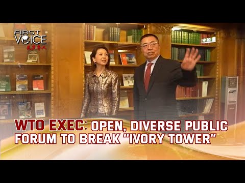 WTO exec: Open, diverse public forum to break 'ivory tower'