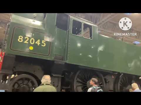 STEAM LOCO 82045 Before and After (Severn Valley Railway + Warley Model Railway Show)