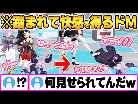ご褒美(?)としてミオママ(おかゆ操作)に踏まれ全世界に情けない声を響かせるラプラスダークネスｗ【ラプラスダークネス 大神ミオ 猫又おかゆ 百鬼あやめ ホロライブ 切り抜き Vtuber】