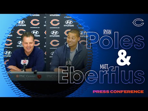 Ryan Poles and Matt Eberflus post-draft press conference | Chicago Bears video clip