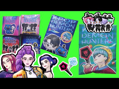 💕Paper DIY💕 KPop Demon Hunters Blindbag Game Book Compilation Tutorial✂️ 케이팝 데몬헌터스 블라인드백 게임북 ASMR