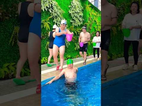 Swimming Pool 👙 🥽 Swimming Cap 🤪😚✌️#shorts #swimming #fitness #flyboard #bluesilver #waterpark
