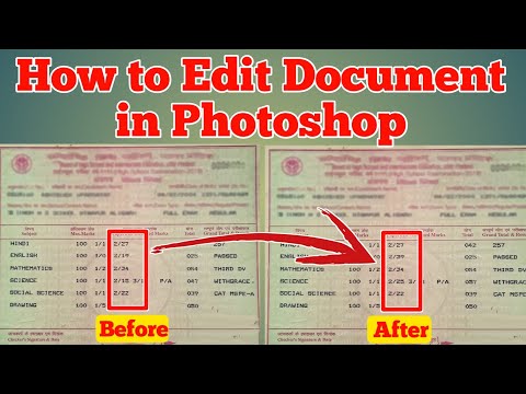 How to Edit Old Document in Photoshop