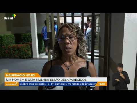 Naufrágio no Rio: um homem e uma mulher ainda estão desparecidos