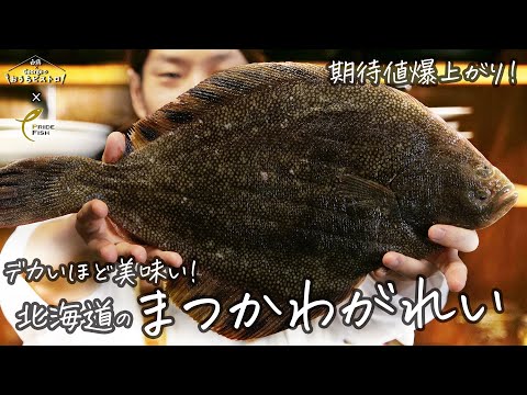 デカいほど美味い、北海道の高級魚『まつかわがれい』をバター風味のムニエルに【白鶴 presents Georgeのおうちビストロ】