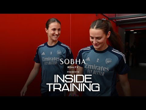 A SURPRISE VISIT FROM THIERRY HENRY 🤩 | INSIDE TRAINING | Arsenal Women train at Emirates Stadium