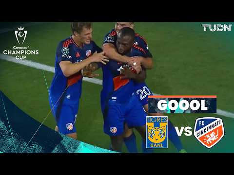 ¡SIGUEN CON VIDA! Gol de Cinci | Tigres vs Cincinnati |CONCACAF Champions Cup-Octavos de Final 25-26