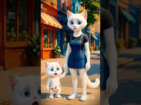 🤯🐾 the kitten cut mom's hair and regretted it 🐾😱 #cats #cat #ai #story #kitty #kitten #shorts