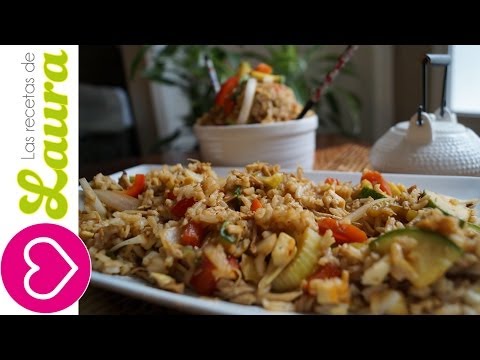 Receta de Arroz Chino ¡sin freír! ♥ Low fat Chinese Rice - UCbtJ9-FGxyT76V5ebEDNhgg