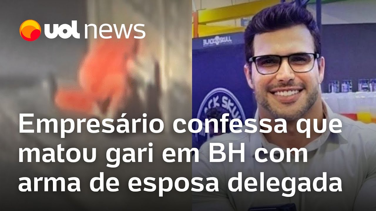 Empresário confessa que matou gari em BH com arma de esposa delegada