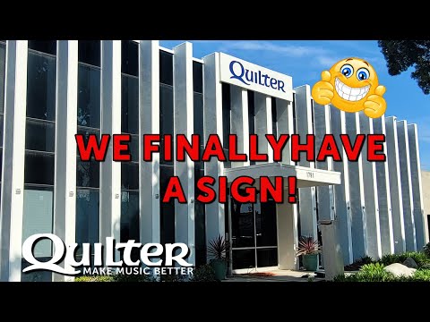 Quilter Labs | Quilter HQ Finally Gets a Sign!