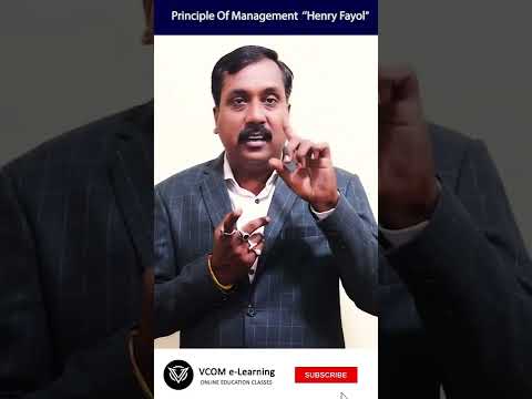 Principle Of Management ''Henry Fayol'' #Principleofbusinessmanagement -#BishalSingh Video@29