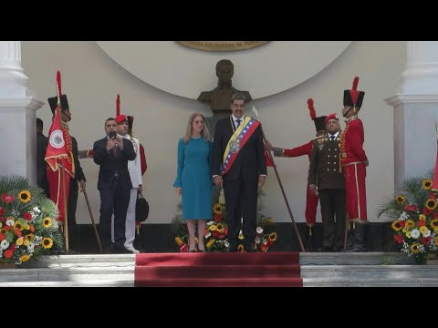 Maduro leaves National Assembly after taking oath for third term despite global outcry | AFP