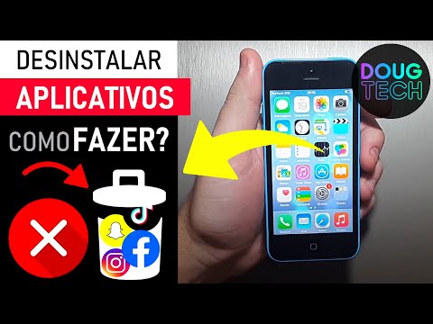 Como DESINSTALAR Aplicativos em iPhone Antigo