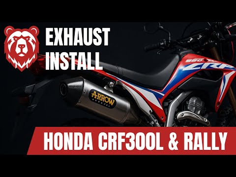 HONDA CRF300L FULL EXHAUST INSTALL