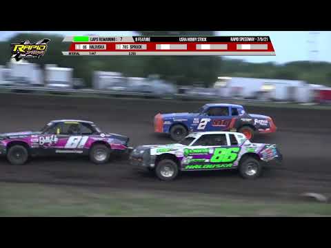 Hobby Stock | Rapid Speedway | 7-9-2021 - dirt track racing video image