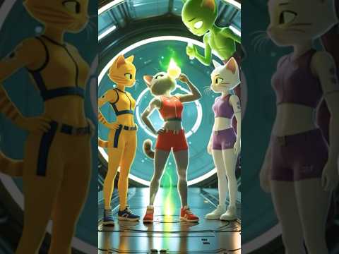 😱💫 “From Weak Cat Girl to Cosmic Hero! 😿➡️🌌💪 #EpicTransformation”