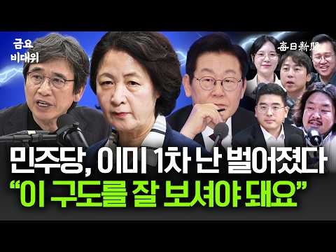 "이 구도를 잘 보셔야 돼요" 민주당, 이미 감당할 수 없는 수준까지 왔다? "레임덕 이제 시작이에요" [금요비대위]