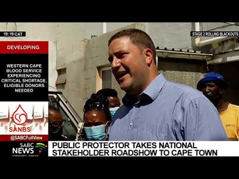 Public Protector Adv. Busisiwe Mkhwebane takes the national stakeholder roadshow to Cape Town